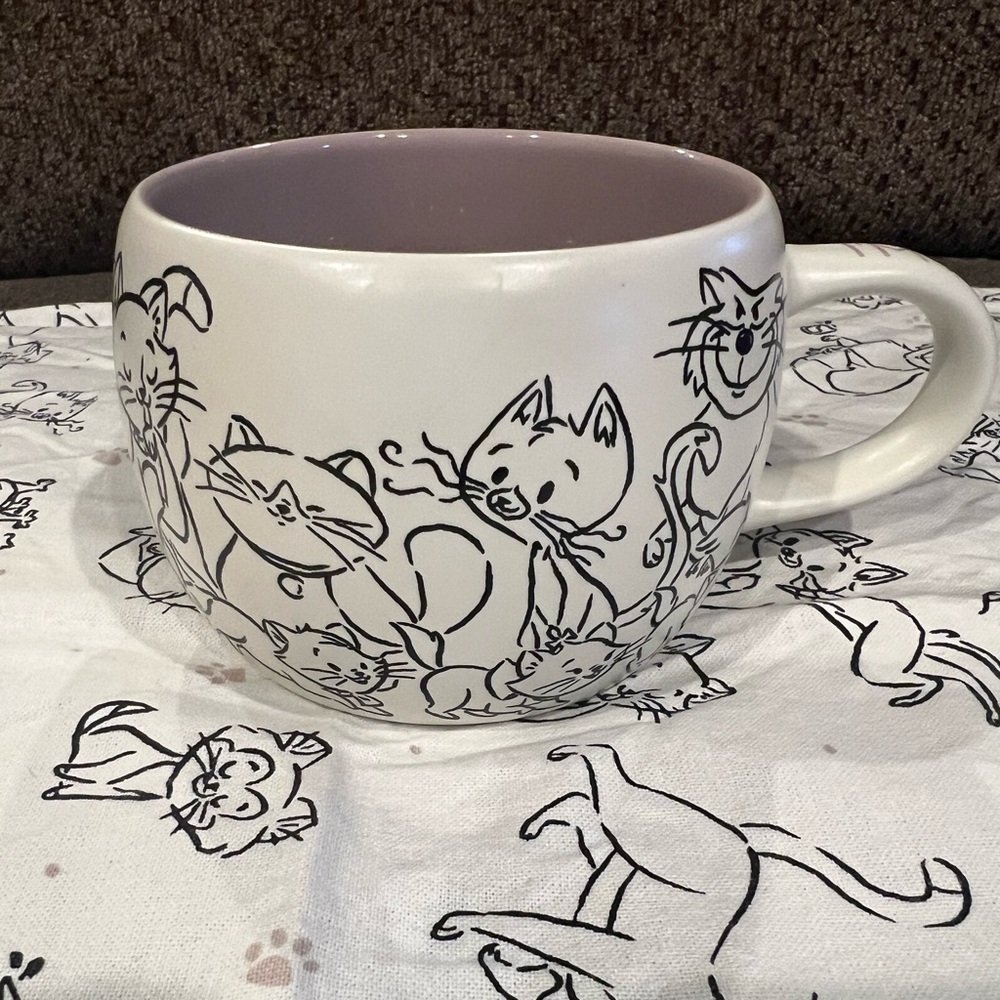 Disneyland Cat Person Mug and Towel